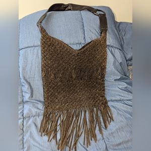 Lucky Brand Leather Tassel bag